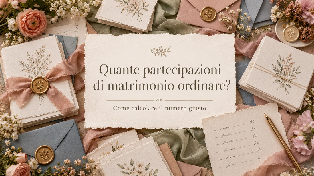 Quante partecipazioni di matrimonio ordinare? Come calcolare il numero giusto