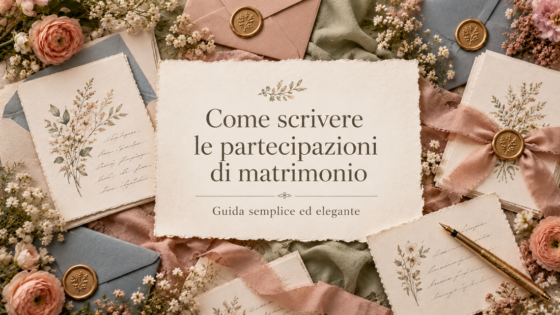 Come scrivere le partecipazioni di matrimonio: guida semplice ed elegante