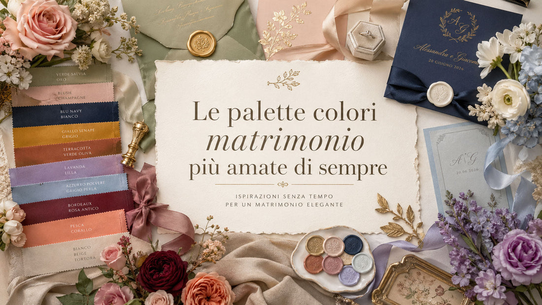 Le Palette Colori per Matrimoni Più Amate di Sempre: Ispirazioni Senza Tempo per il Tuo Giorno Speciale