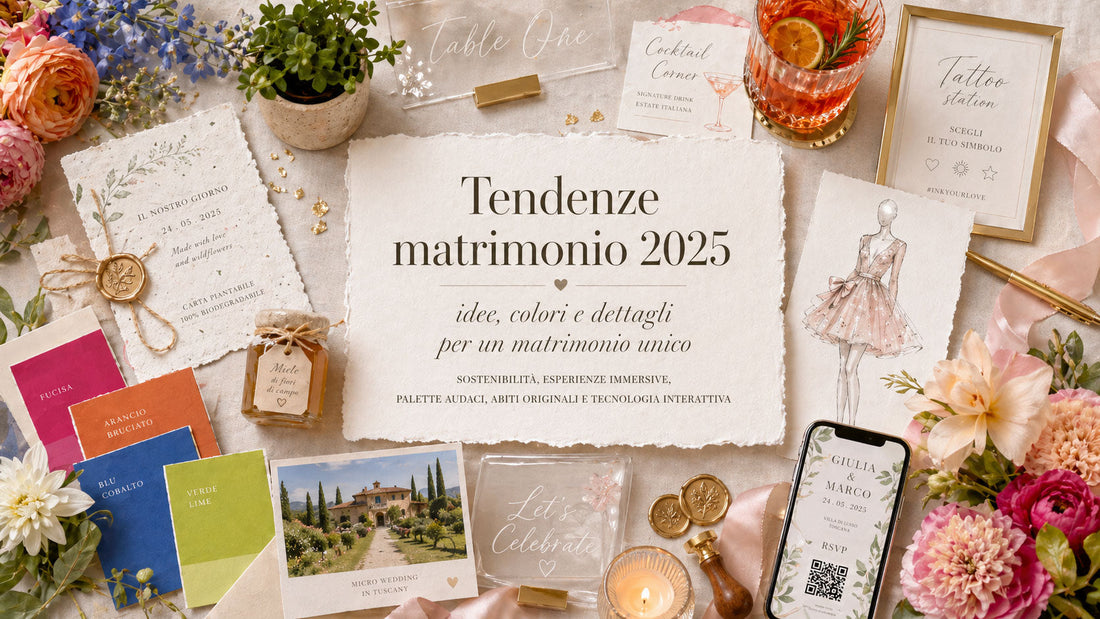Trend Wedding 2025: le nuove tendenze per matrimoni indimenticabili