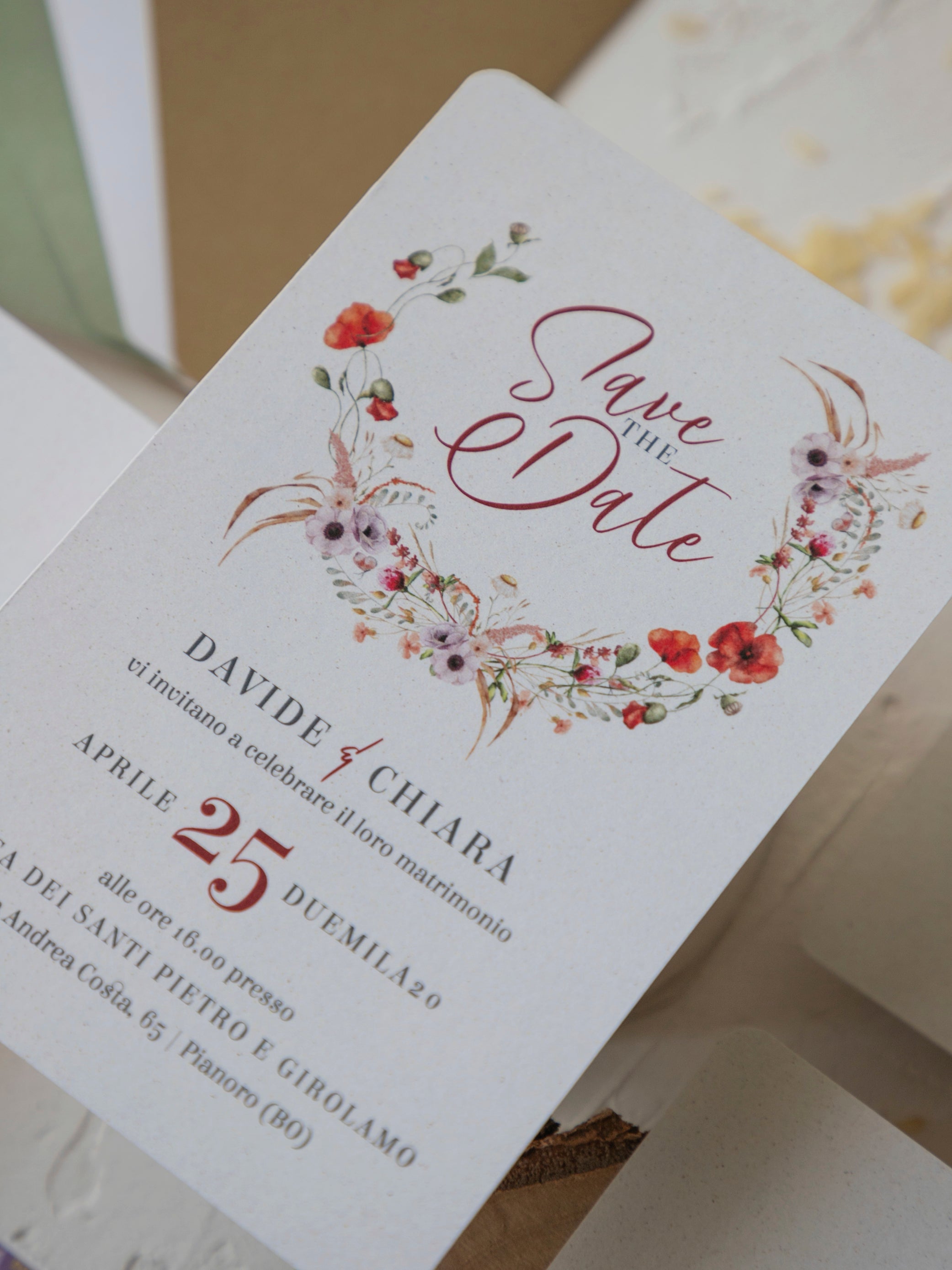 Flor | Rustic chic papaveri e fiori di campo