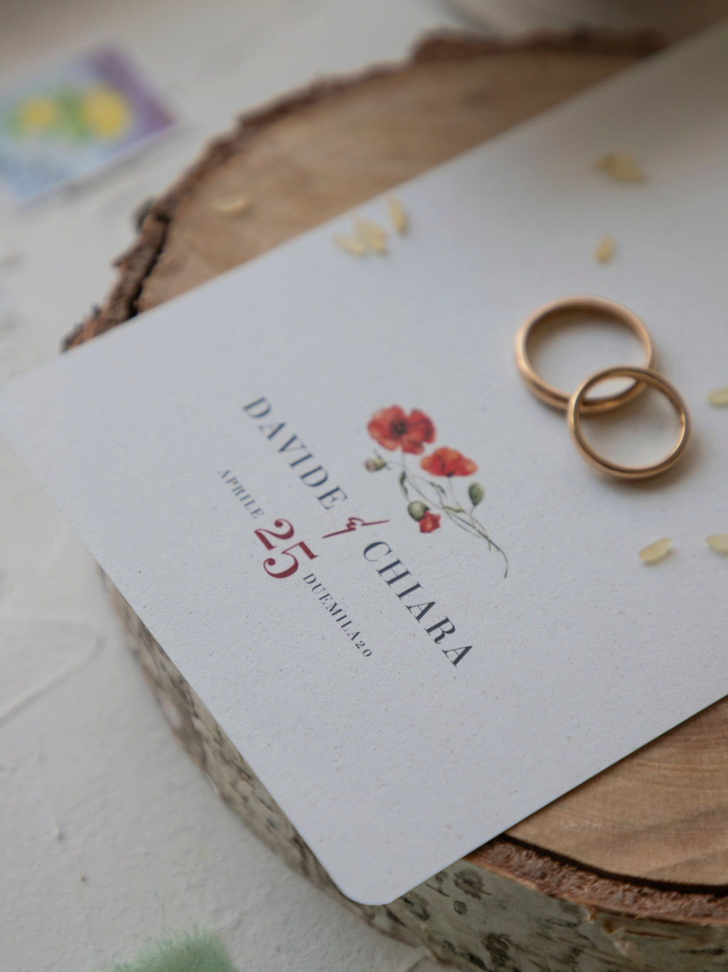 Flor | Rustic chic papaveri e fiori di campo