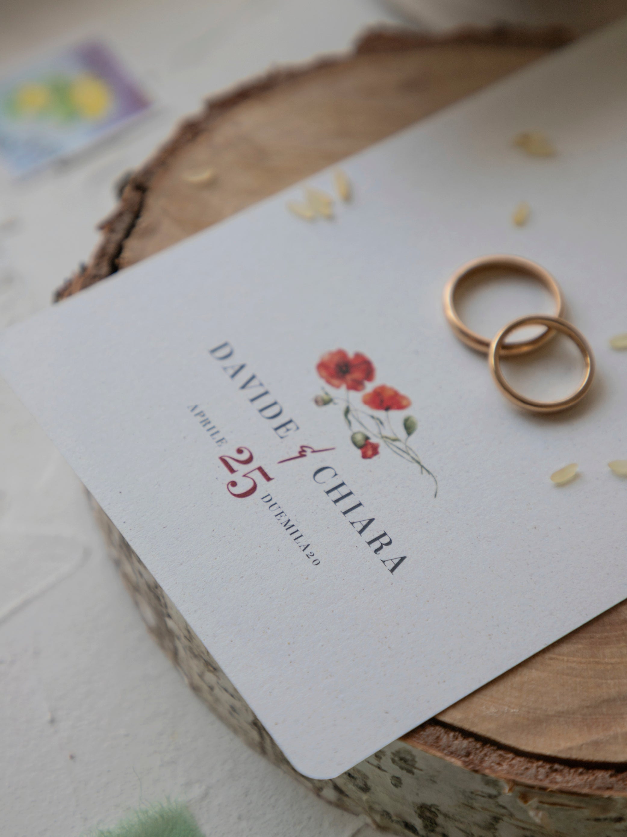 Flor | Rustic chic papaveri e fiori di campo
