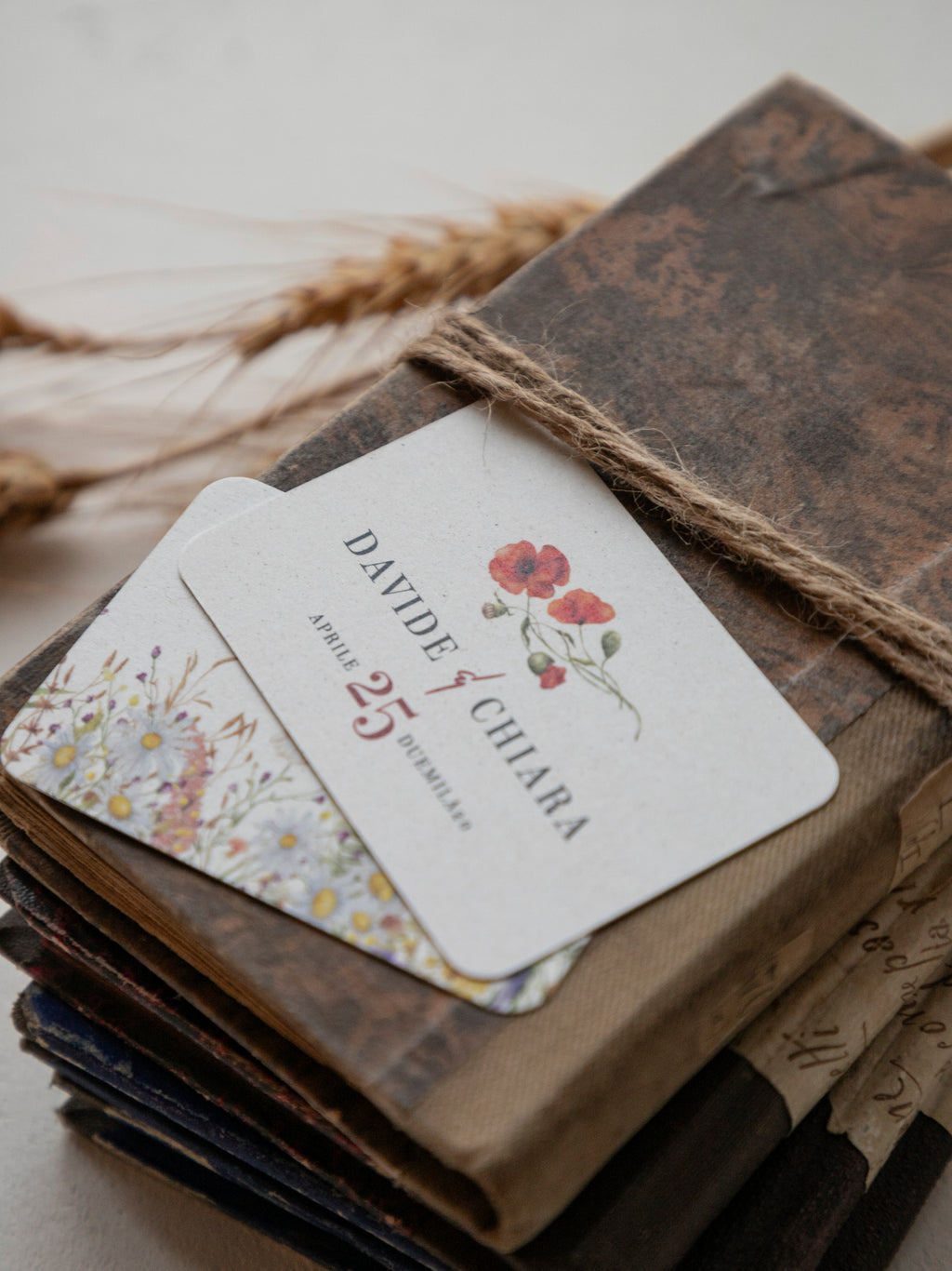 Flor | Rustic chic papaveri e fiori di campo