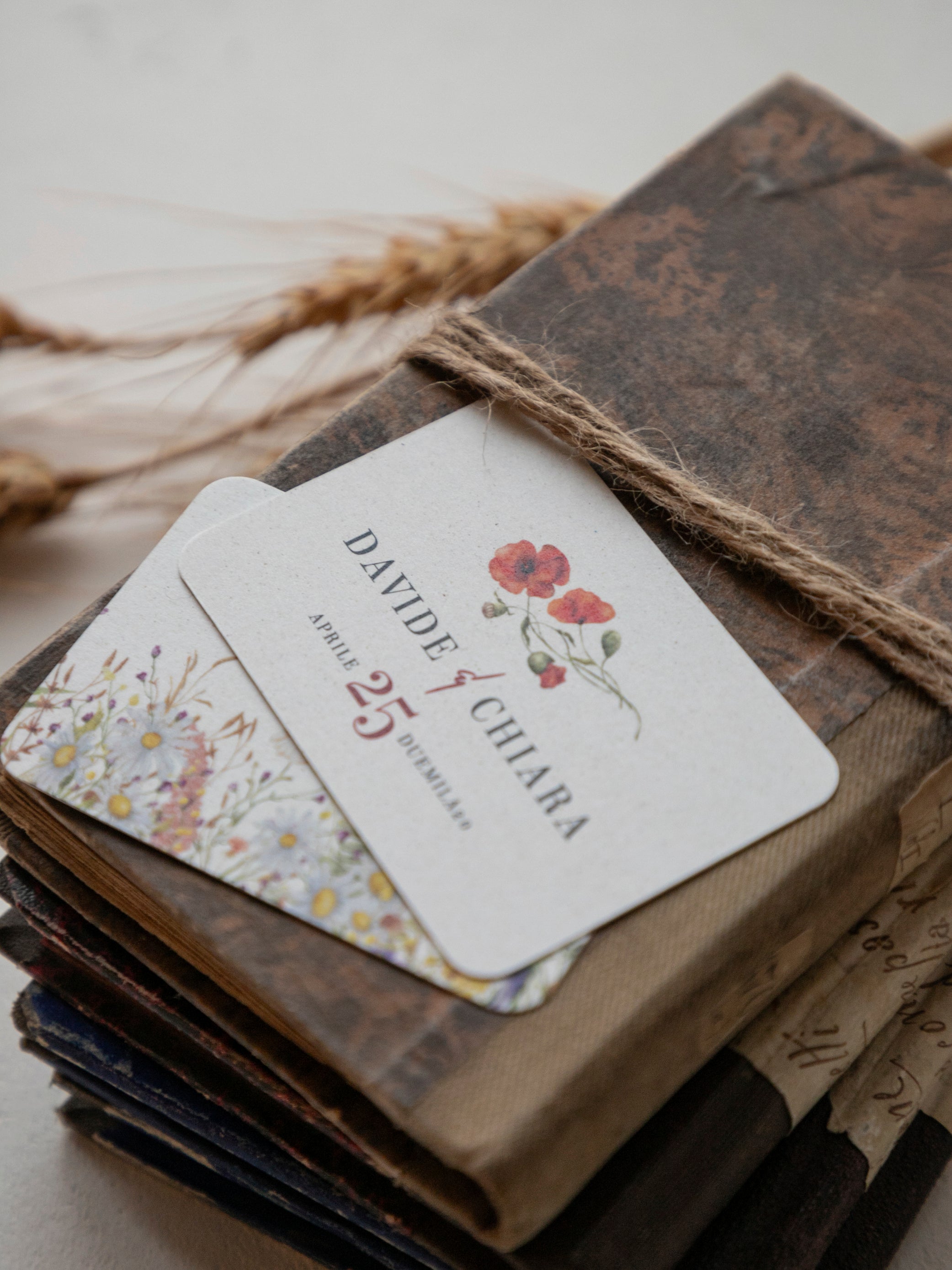Flor | Rustic chic papaveri e fiori di campo