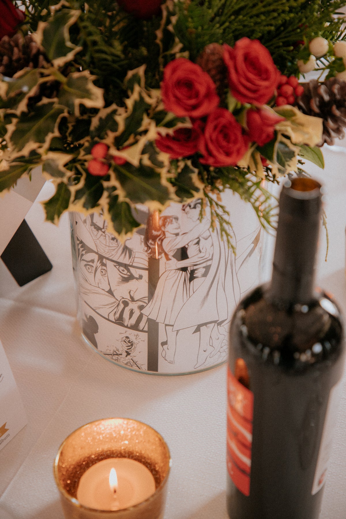 Tableau de mariage a tema comics e supereroi