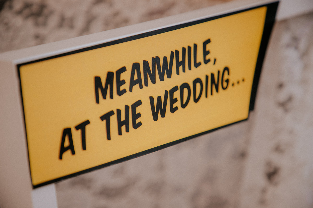Tableau de mariage a tema comics e supereroi