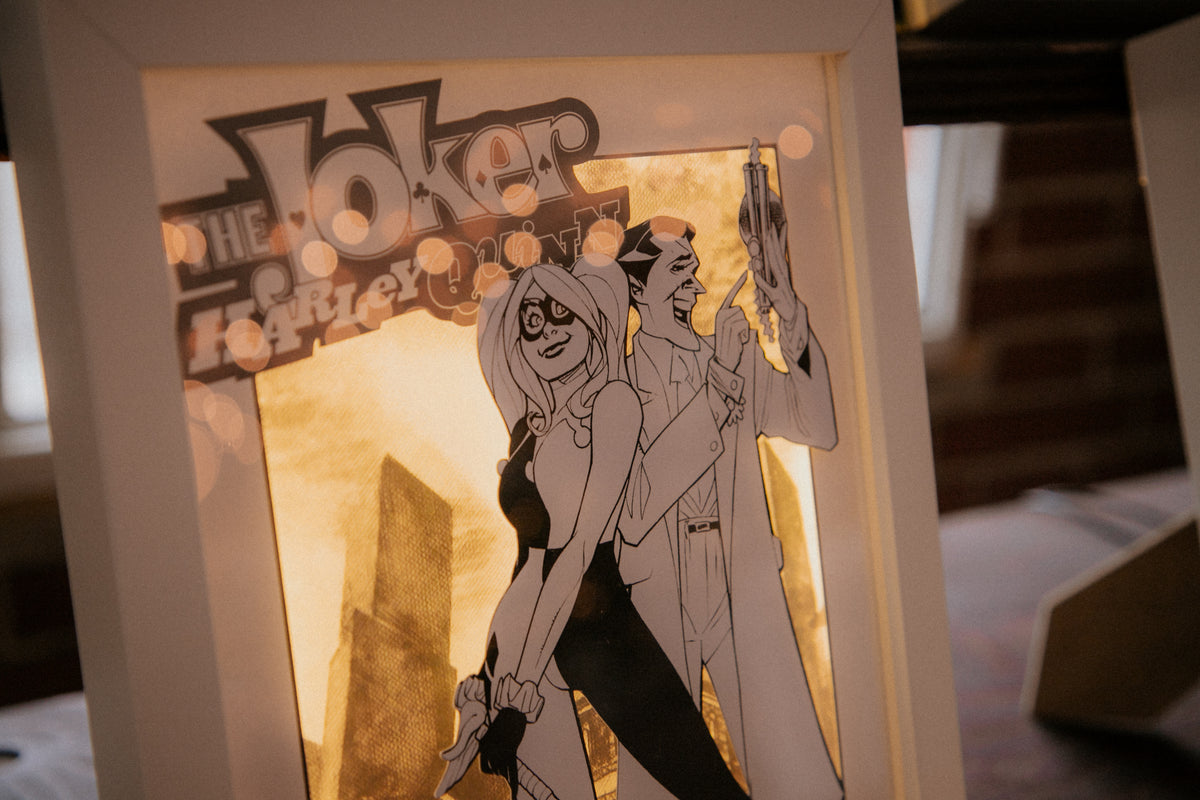 Tableau de mariage a tema comics e supereroi