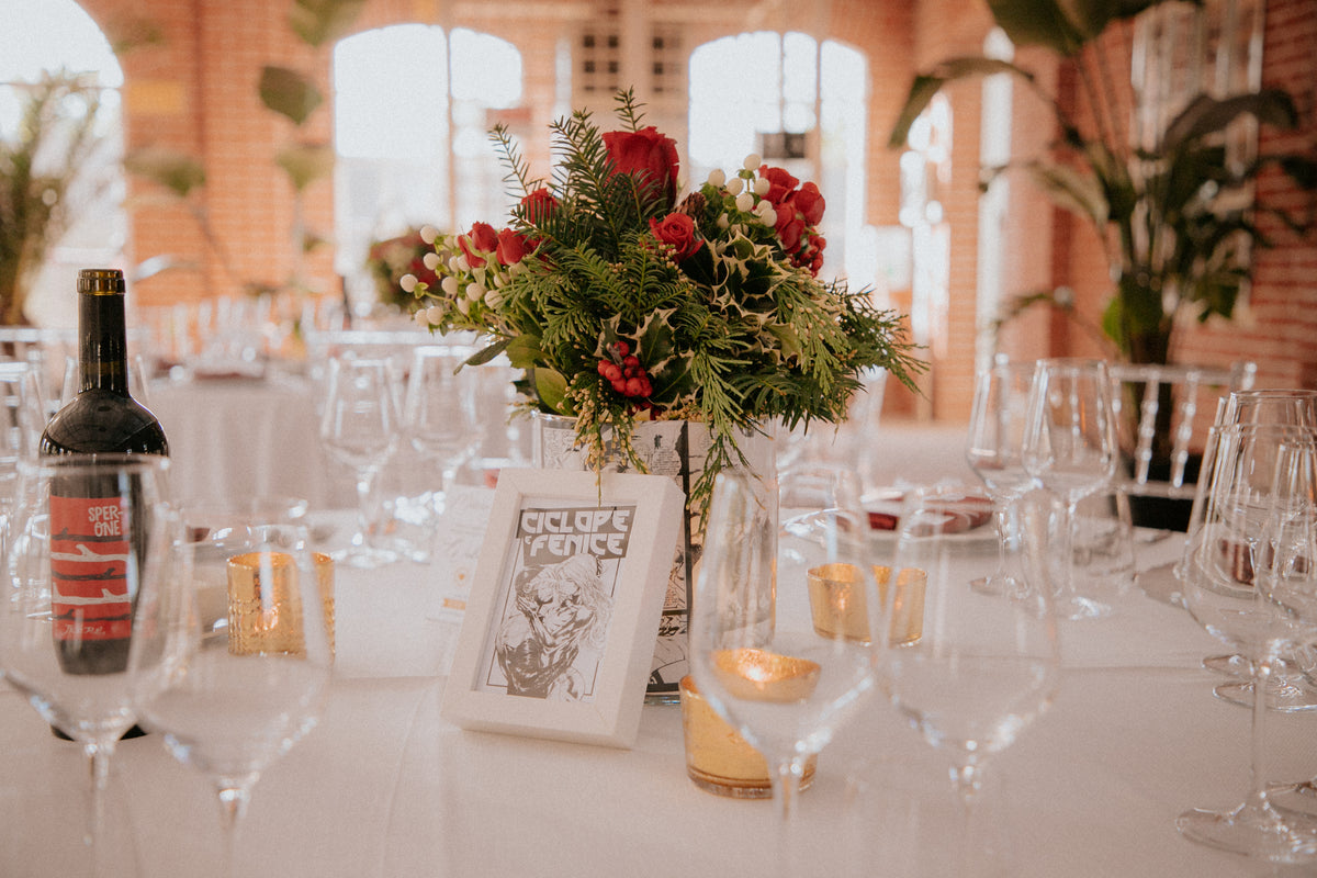 Tableau de mariage a tema comics e supereroi