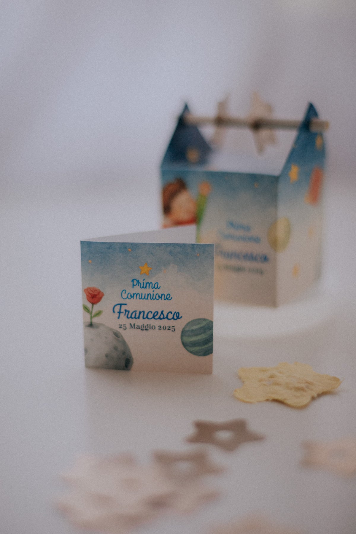 Scatolina Tourillon • Bomboniera con stelline