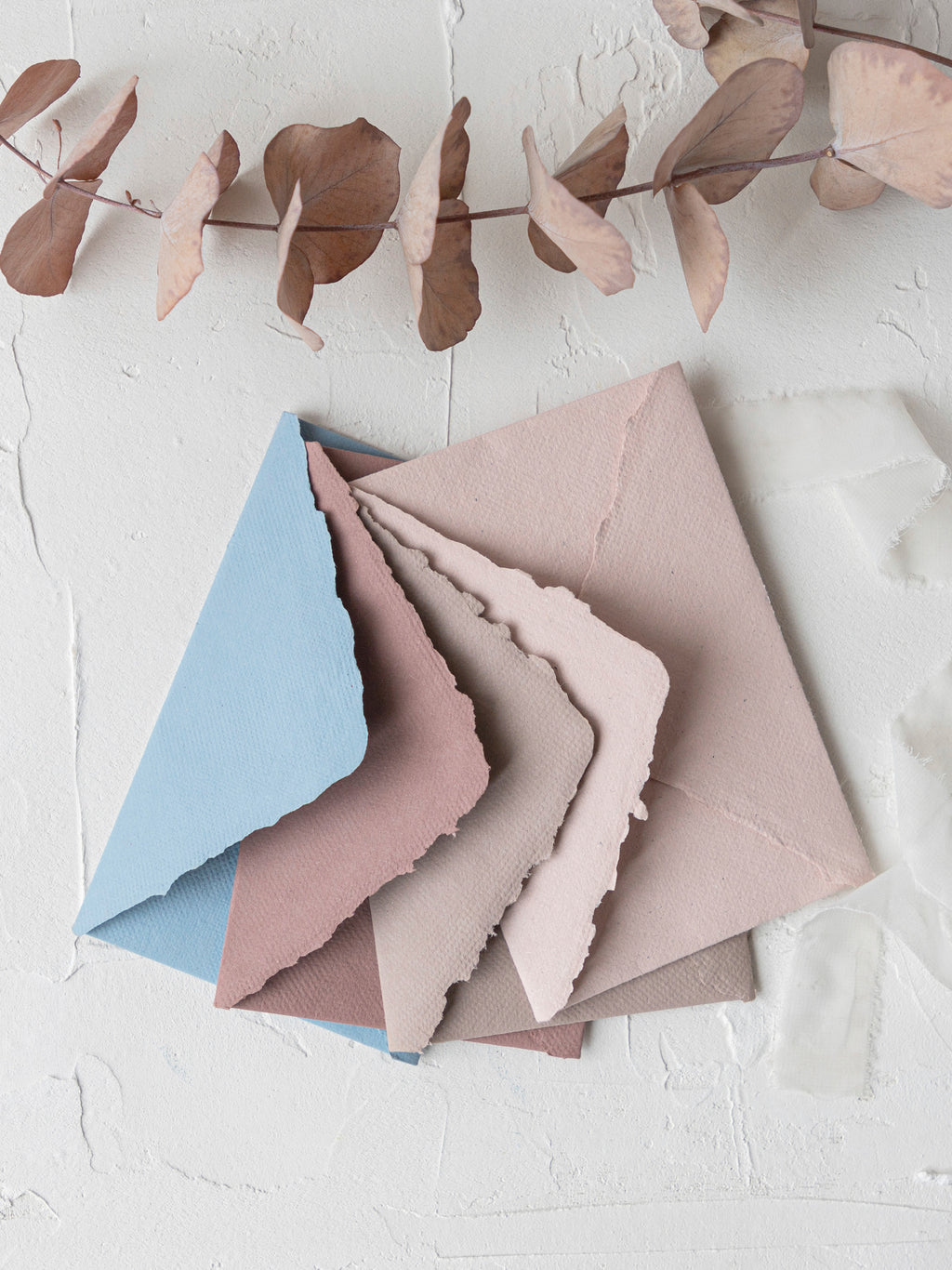 Buste artigianali in carta riciclata | handmade - Pack 10