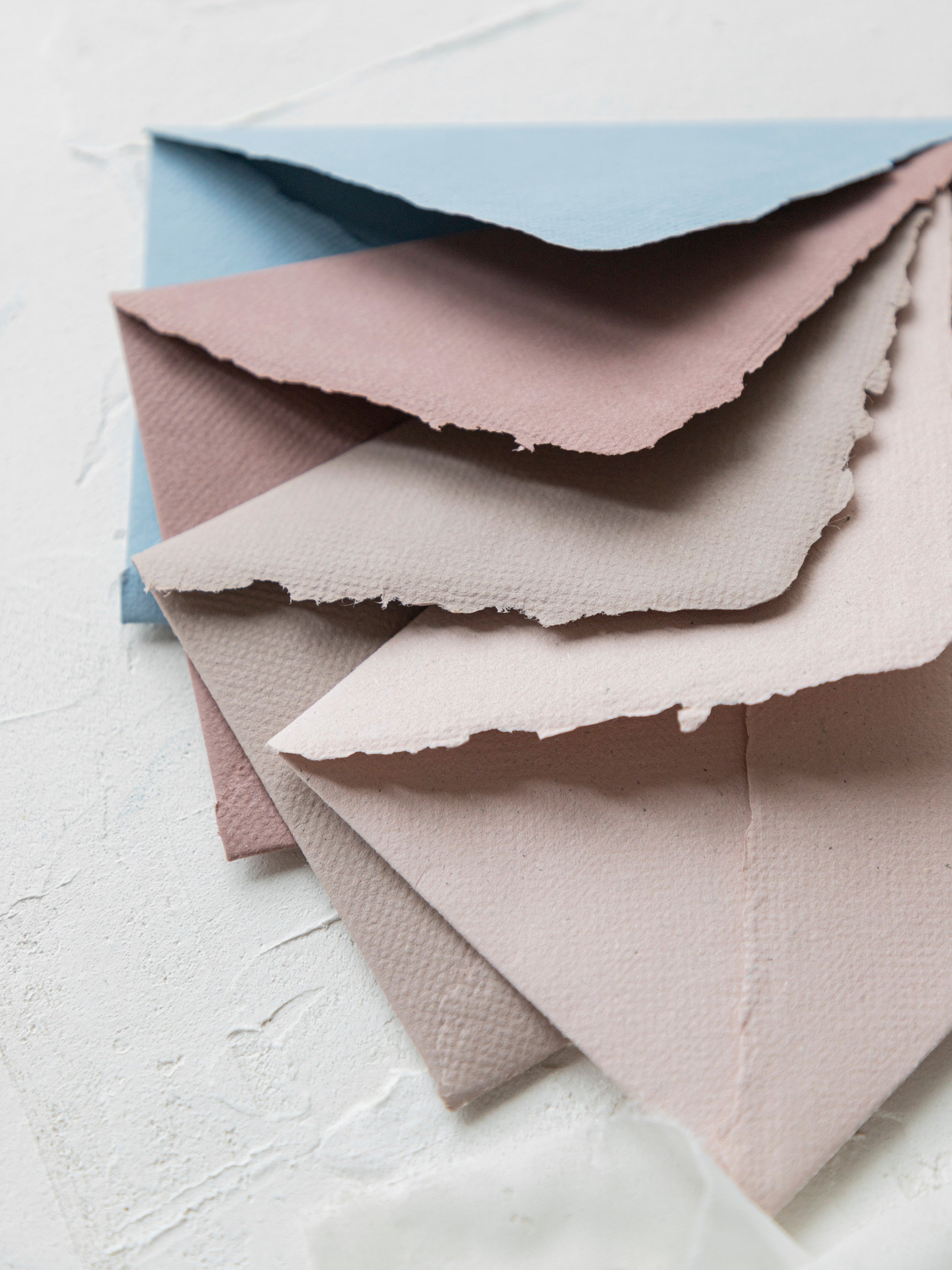 Buste artigianali in carta riciclata | handmade - Pack 10