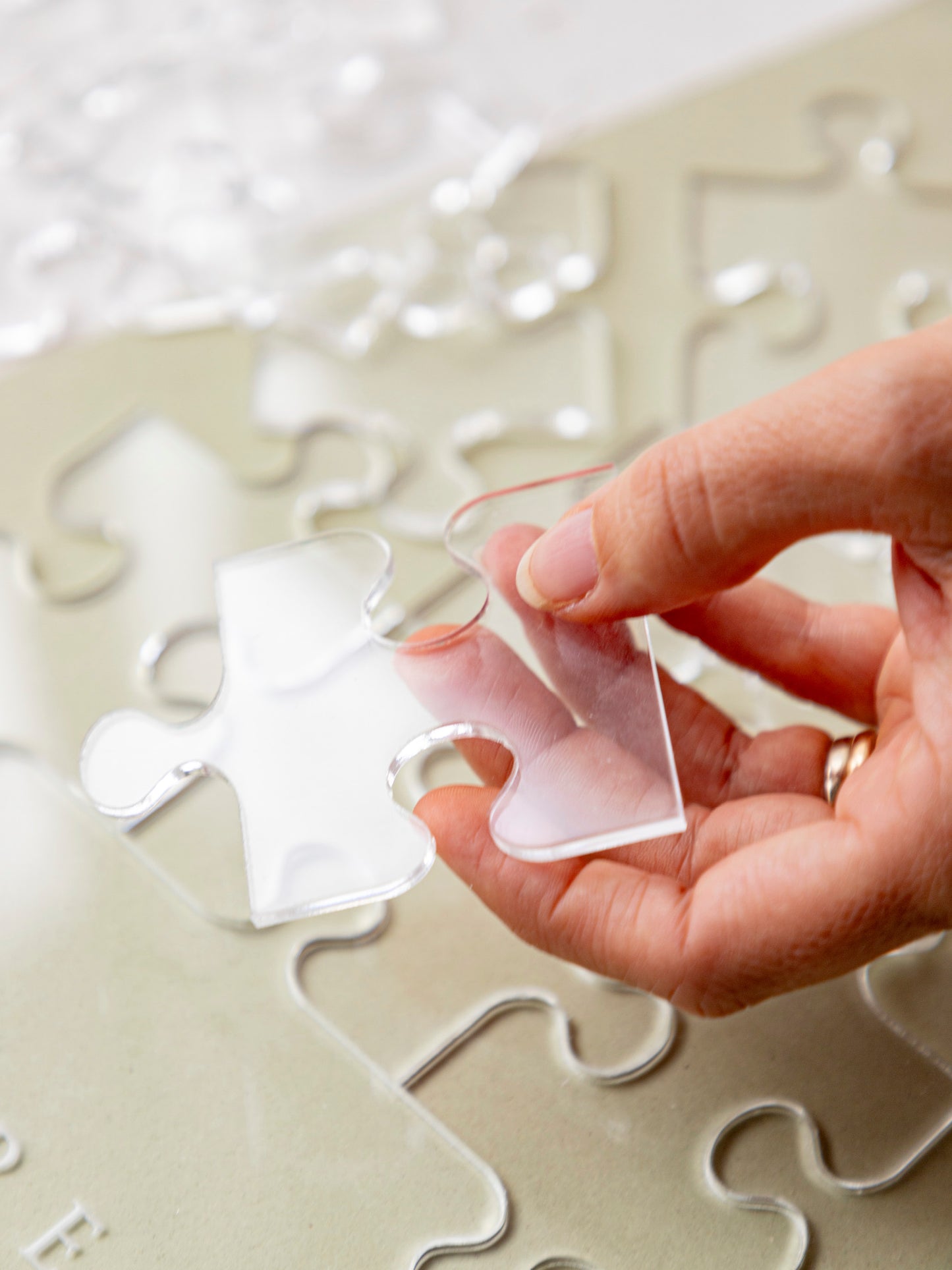 Guestbook Matrimonio a Forma di Puzzle
