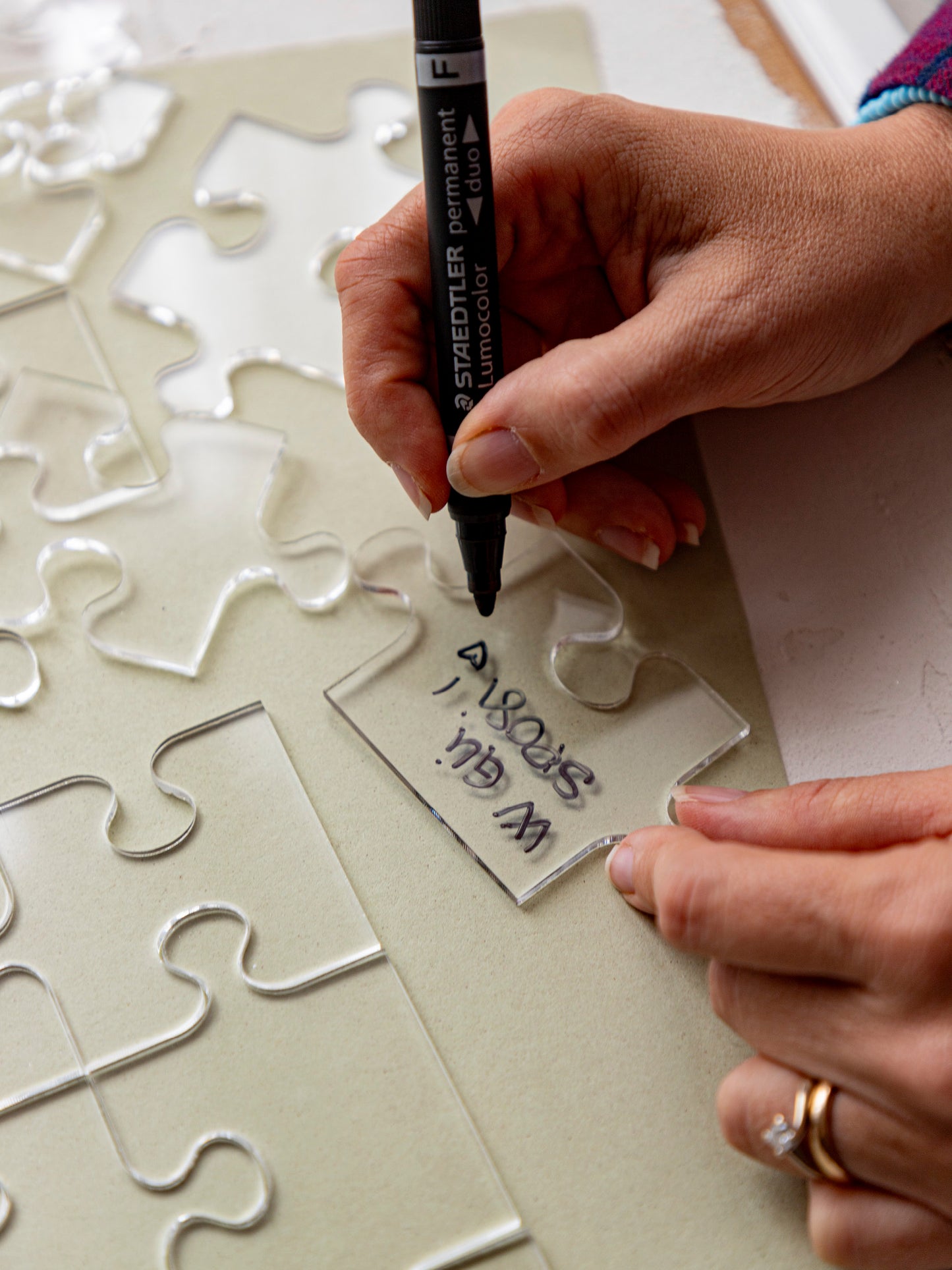 Guestbook Matrimonio a Forma di Puzzle