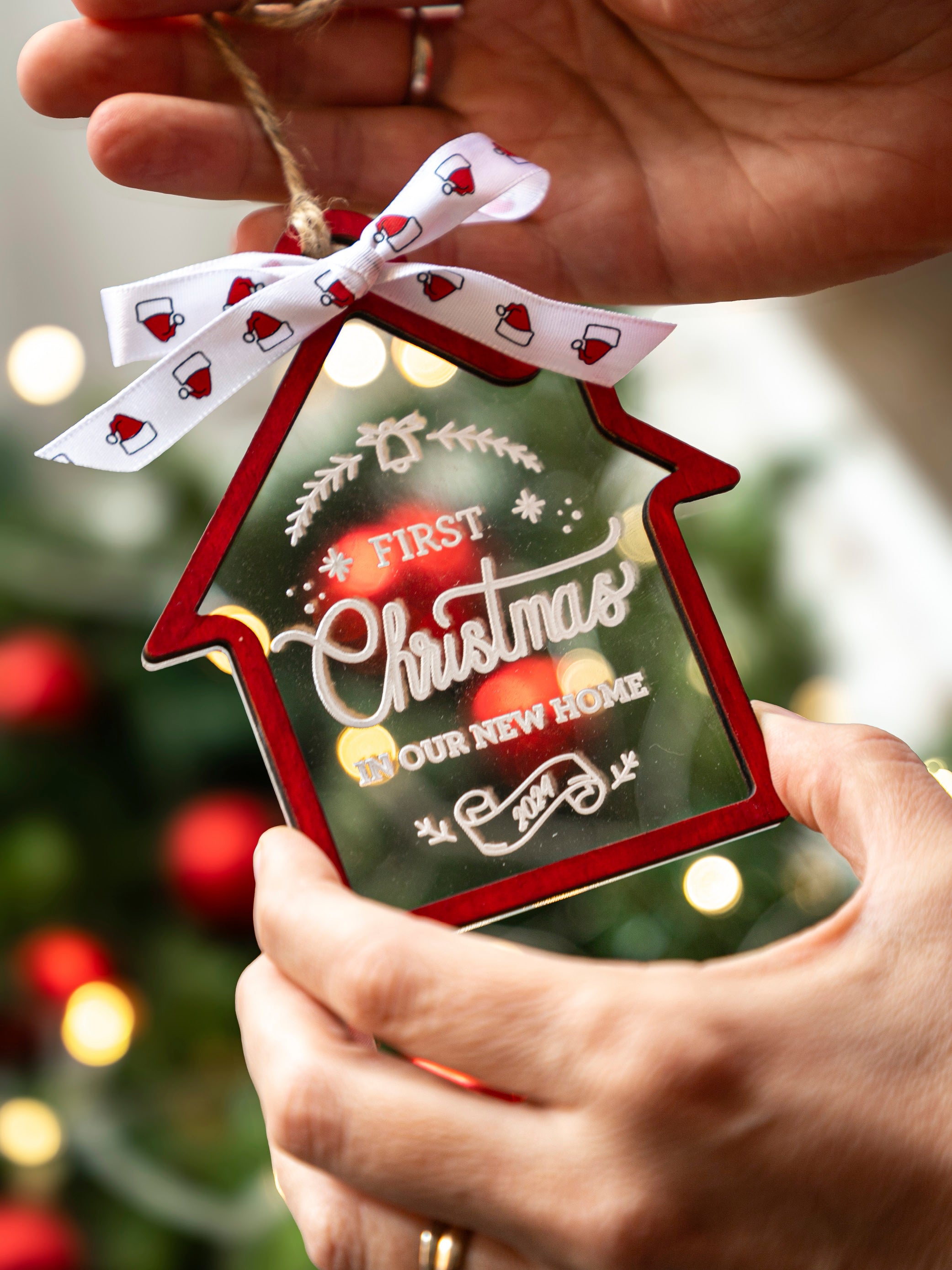 Pallina di Natale personalizzata casetta