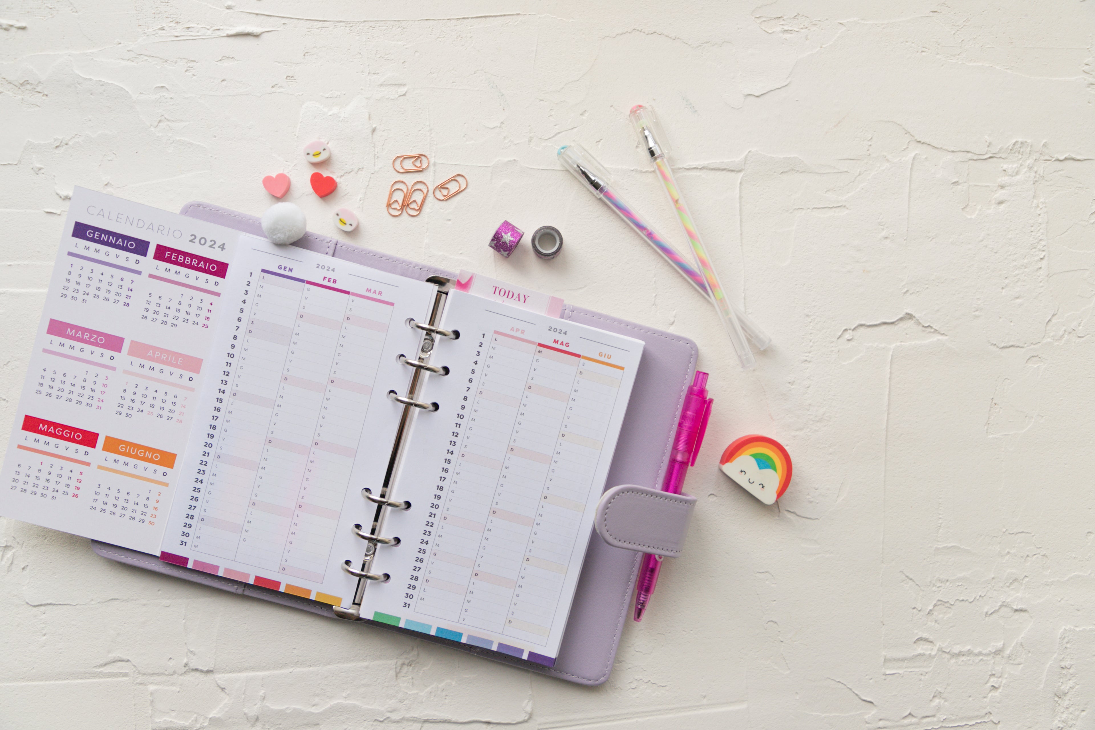 Agenda Settimanale Formato Personal 10x17