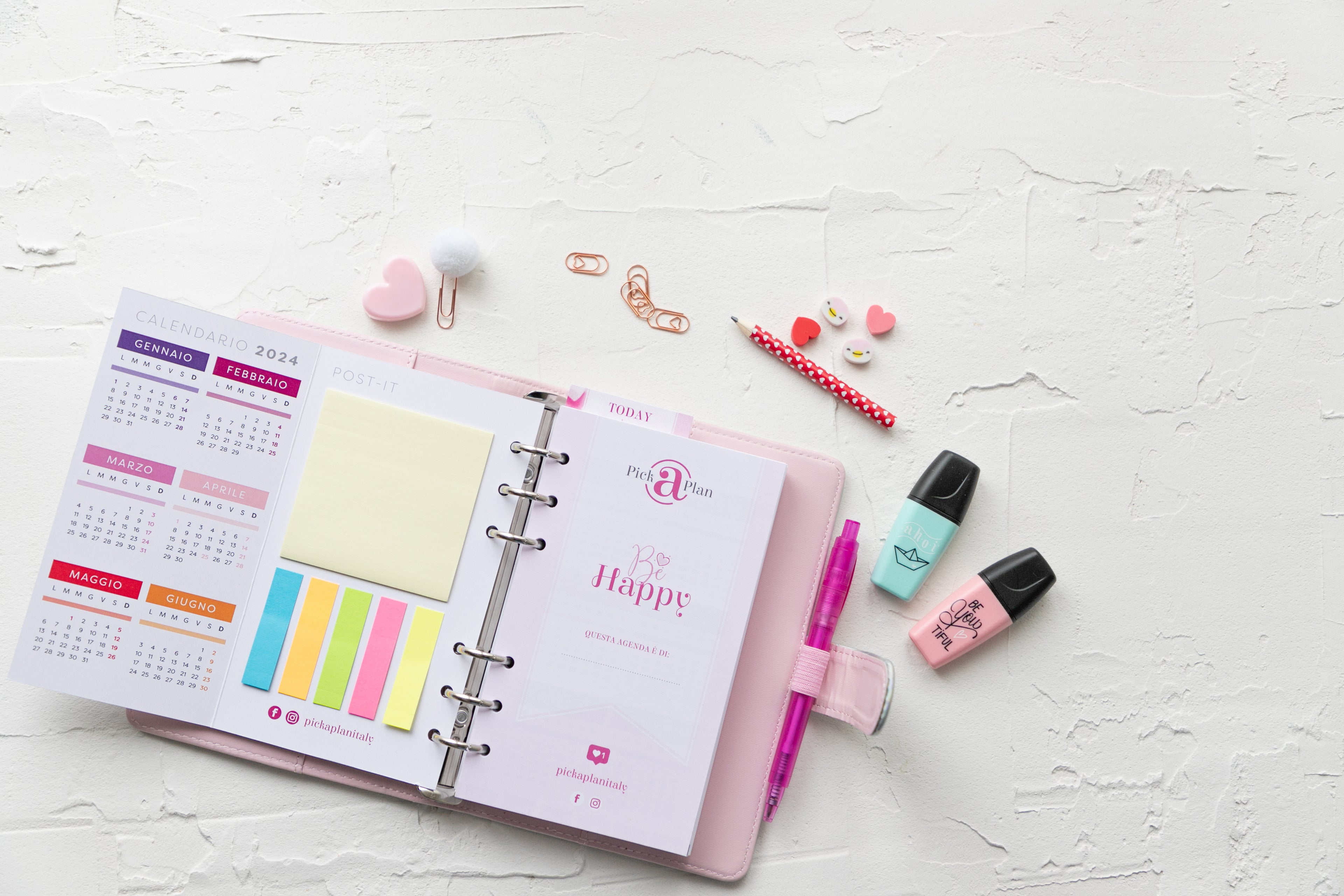 Agenda Giornaliera Formato Personal 10x17
