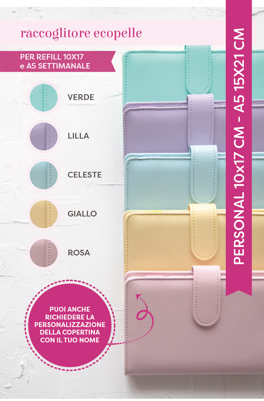 Agenda Settimanale Formato Personal 10x17